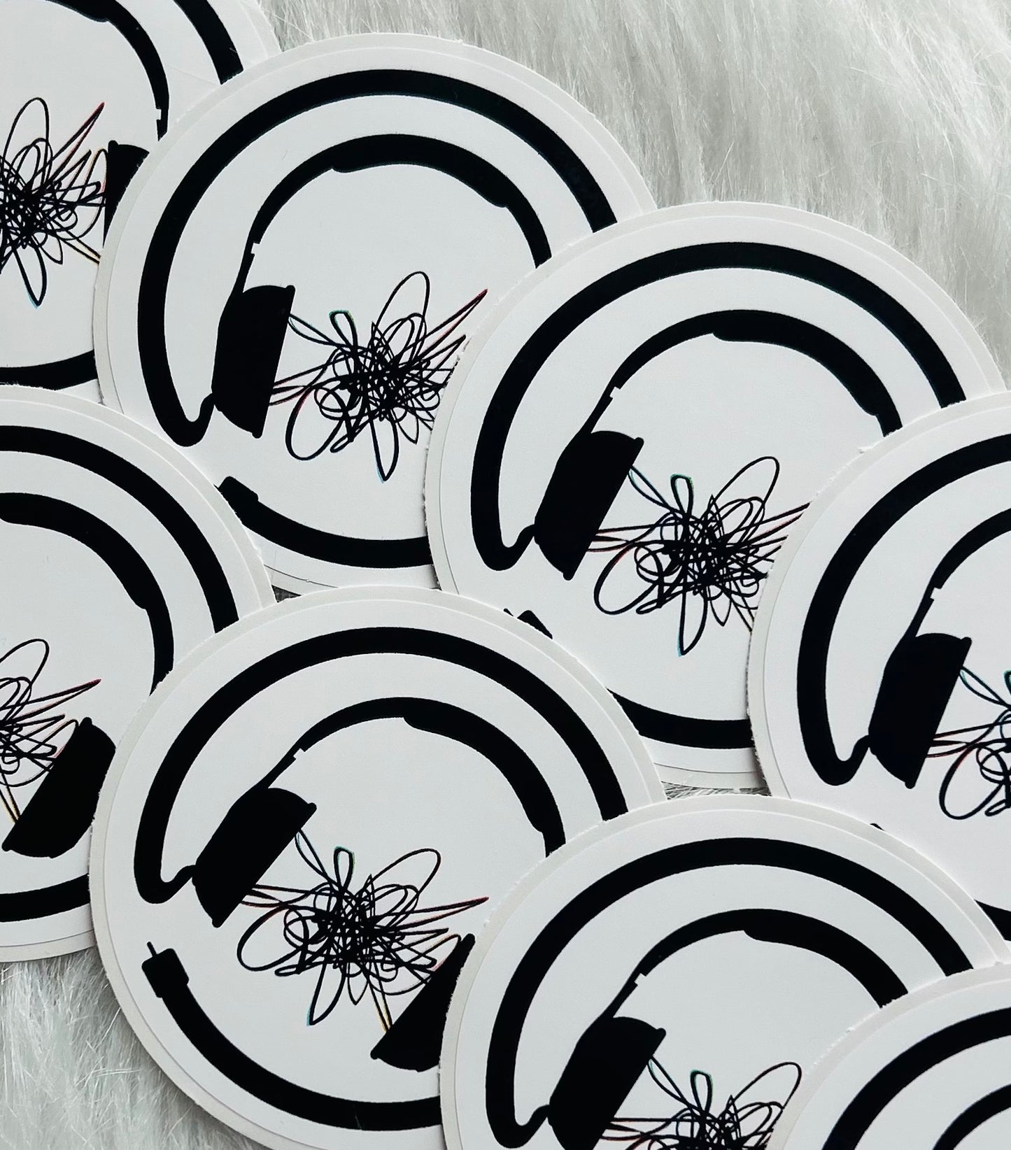 3" Trauma Uncensored Podcast Stickers